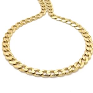 9ct Gold 22" Curb Link Chain 31.2g