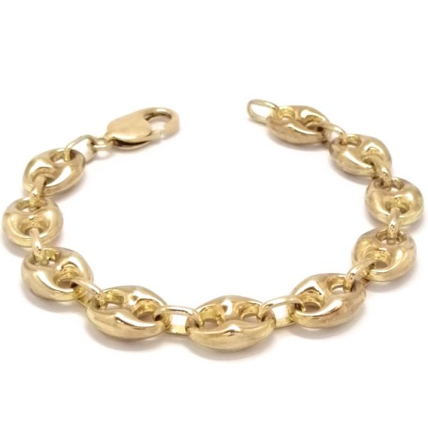 9ct Gold Fancy Anchor Link Bracelet