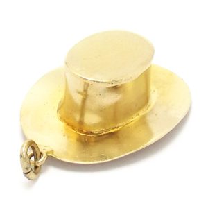 9ct Gold Hat Charm
