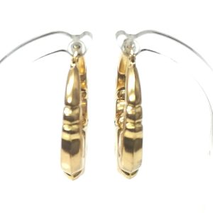 9ct Gold Fancy Creole Earrings