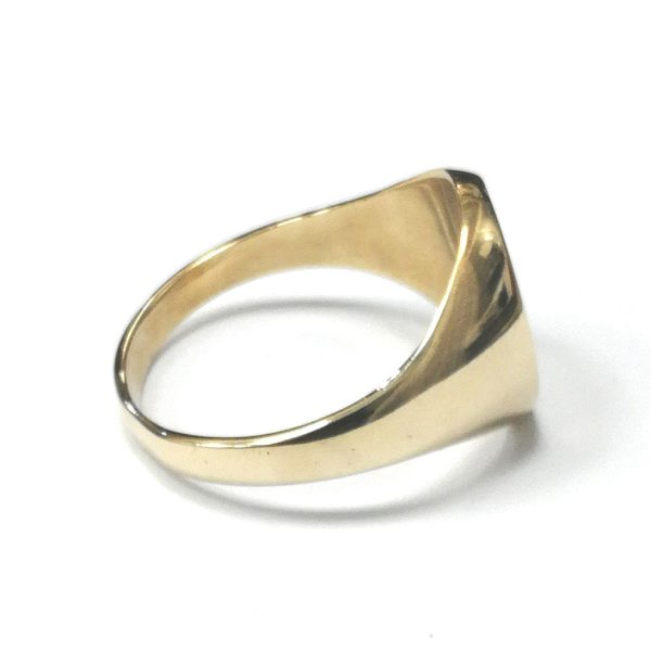 9ct Gold Square & Compass Signet Ring