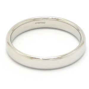 Platinum 4mm Court Wedding Band Ring