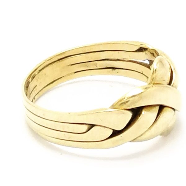 9ct Gold 4 Piece Puzzle Ring