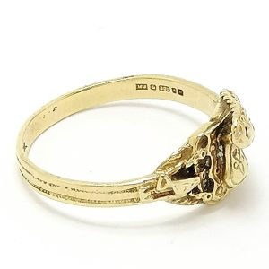 9ct Gold Saddle Ring