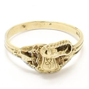9ct Gold Saddle Ring