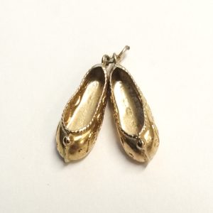 Vintage 9ct Gold Turkish Slippers Charm
