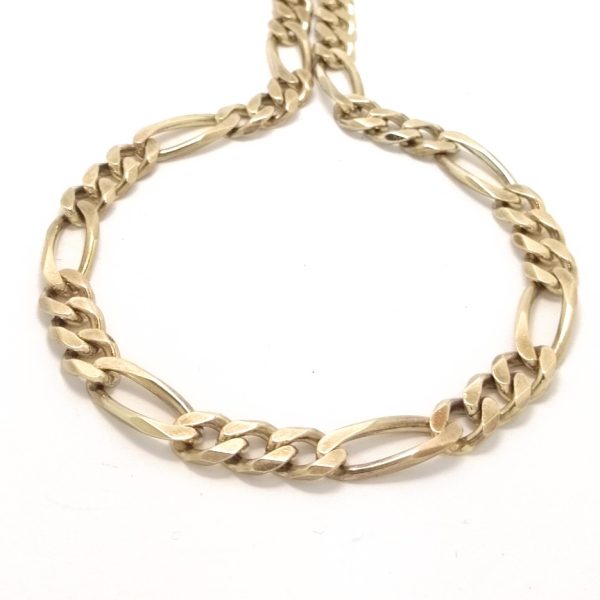 9ct Gold 20" Figaro Link Chain 43.8g