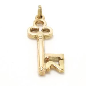 Vintage 9ct Gold 21 Key Charm