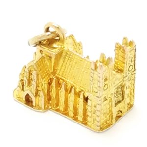 Vintage 9ct Gold Westminster Abbey Charm 1958