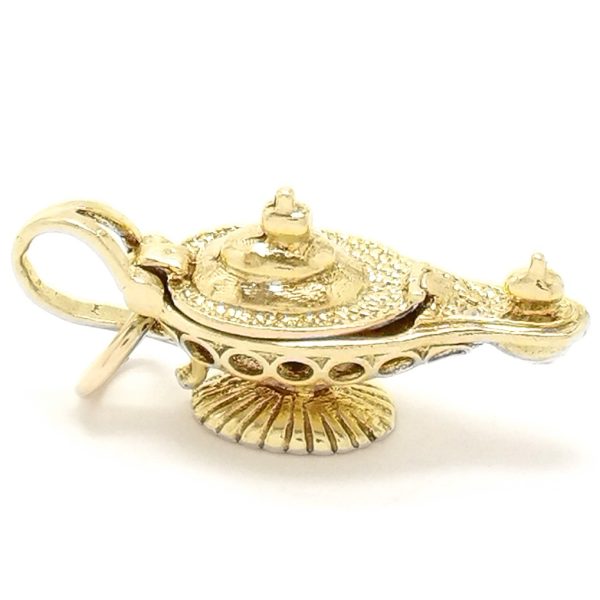Vintage 9ct Gold Aladdin's Lamp Charm 1967