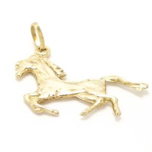 9ct Gold Rearing Horse Charm