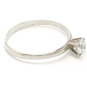 18ct White Gold Diamond Single Stone Ring .45ct
