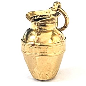 9ct Gold Greek Key Water Jug Charm