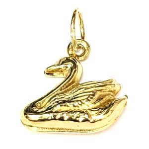 9ct Gold Swan Charm