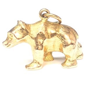9ct Gold Bear Charm (1961)