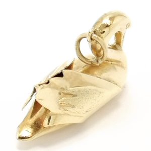 9ct Gold Hollow Swan Charm 1973