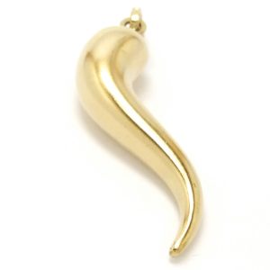 Vintage 9ct Gold Hollow Horn Of Life Pendant