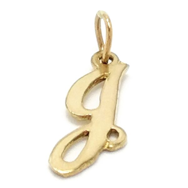9ct Gold Initial J Charm