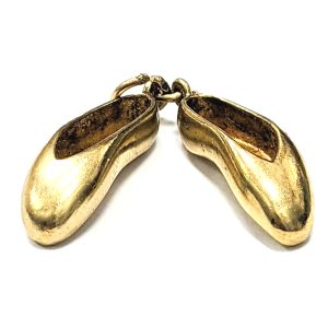 9ct Gold Pair of Dancing Shoes Charm (1969)