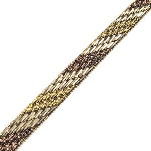 9ct Gold Three Colour Heavy Bracelet (1979)