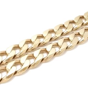 9ct Gold 19" Curb Link Chain 124.4g