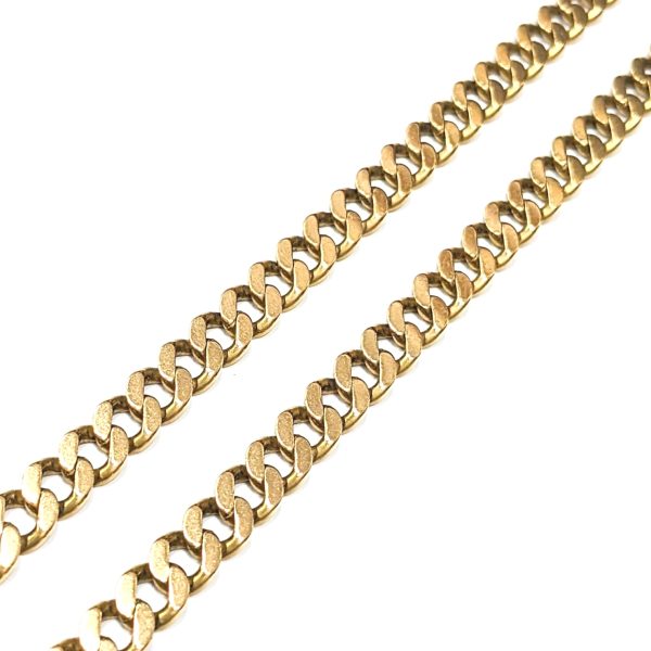 9ct Gold 22" Curb Chain (57.7g)