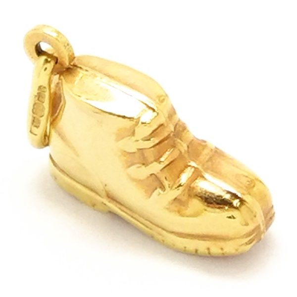 9ct Gold Hollow Boot Charm