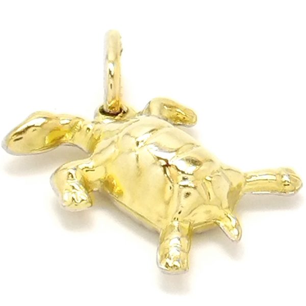 9ct Gold Hollow Turtle Charm