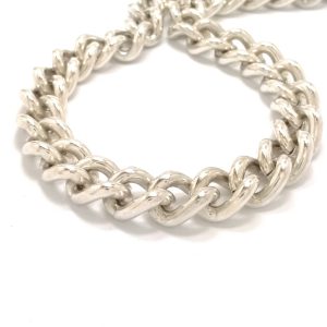 Silver 16" Curb Link Chain
