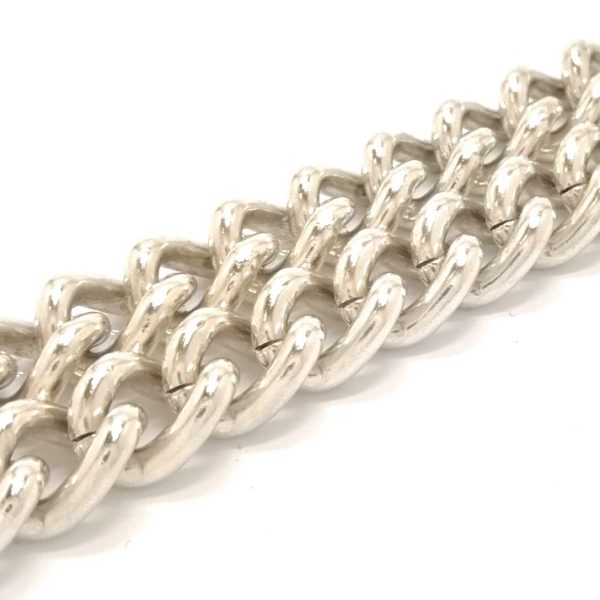 Silver 16" Curb Link Chain