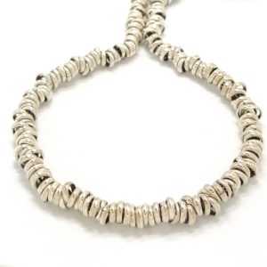 Silver 16" Multi Ring Link Chain