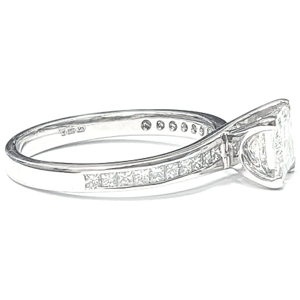 18ct White Gold Princess Cut Diamond Ring 1.11ct
