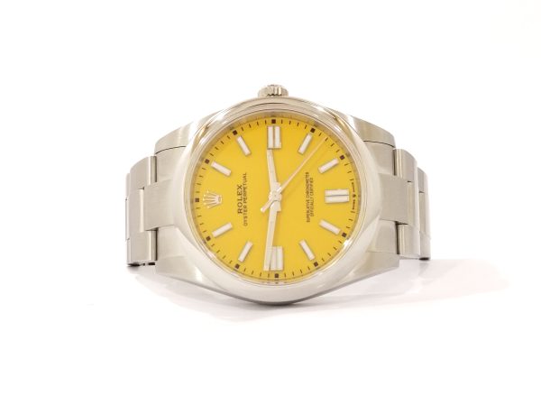 Rolex Oyster Perpetual 41 Yellow Dial 124300
