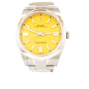 Rolex Oyster Perpetual 41 Yellow Dial 124300