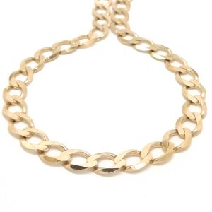 9ct Gold 20" Curb link Chain 31.7g