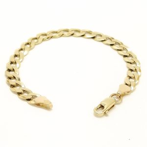 9ct Gold Child's Curb Link Bracelet