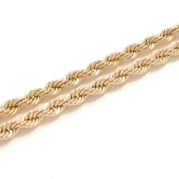 9ct Gold 18" Hollow Rope Chain