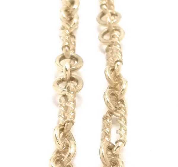 9ct Gold 24" Fancy Link Chain 80.9g