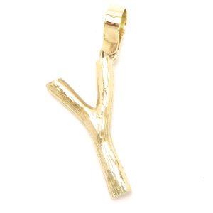 9ct Gold Large Catapult Pendant 55.1g