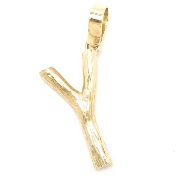 9ct Gold Large Catapult Pendant 55.1g