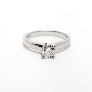 Certificated Diamond Solitaire Ring .57ct