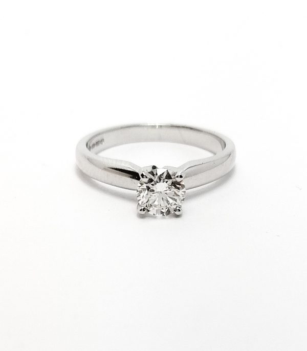 Certificated Diamond Solitaire Ring .57ct