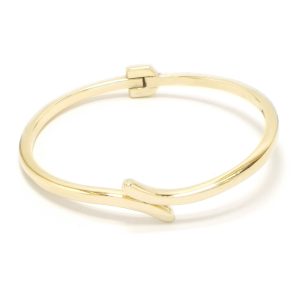 9ct Gold Cross Over Bangle 21.5g