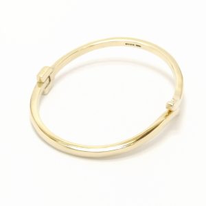 9ct Gold Cross Over Bangle 21.5g